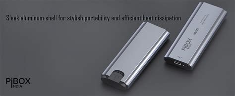 pibox India NVMe M2/M.2 Tool-Free SSD Enclosure Case with USB 3.2 ...