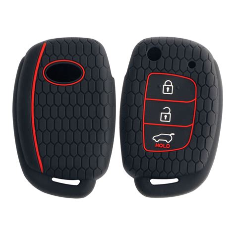 Silicone Key Cover Compatible for Hyundai i20 Elite | i20 Active | Ven ...