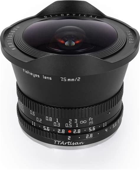 TTARTISAN 7.5Mm F2.0 APS-C Large Aperture Cameras Lens Fisheye Lens ...