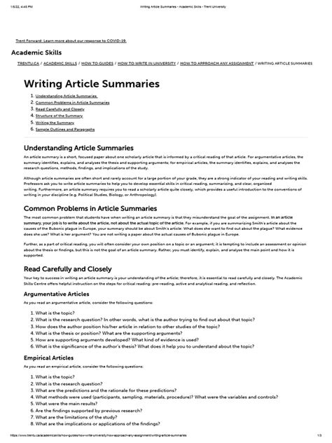 Example of Summarizing an Article 的图像结果