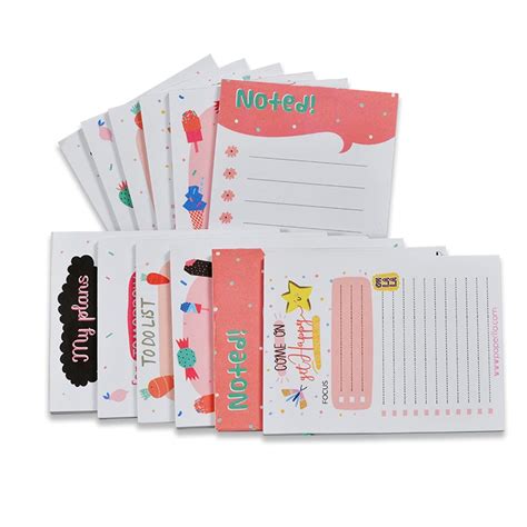 COI Collections Daily Planner Tear Off Pad, 50 Undated Sheets, Desk ...