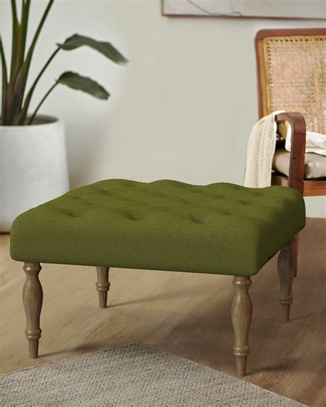 English Ottoman - Savanna Green
