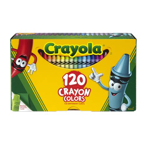 Crayola Giant Box of Crayons, 120 Count - Walmart.com - Walmart.com