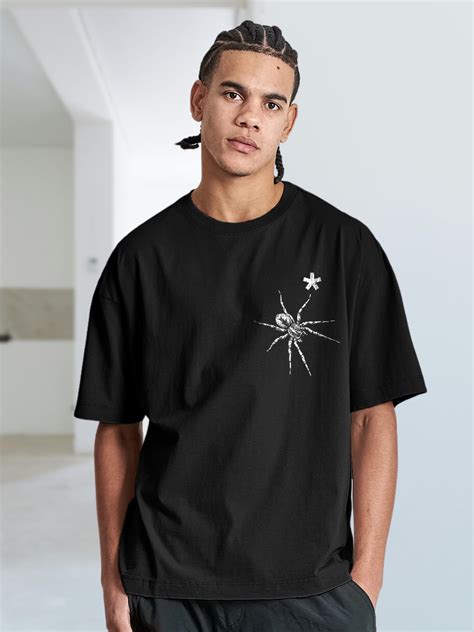 Chaos Crawler Men Printed Oversized T-Shirt – pronk.in