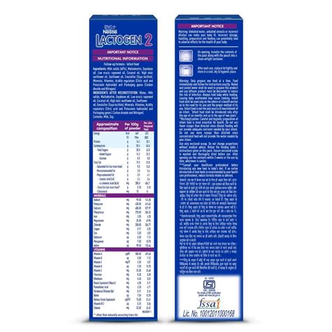 Nestle Lactogen Follow-Up Formula Stage 2 (After 6 Months) Powder, 400 ...