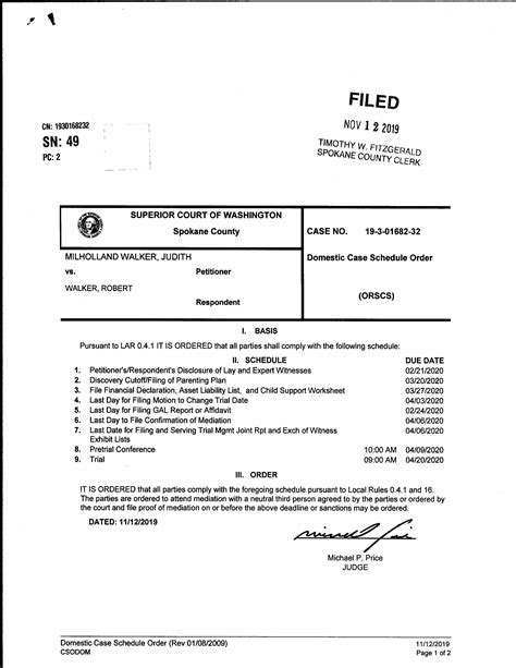 Spokane County Court Viewer