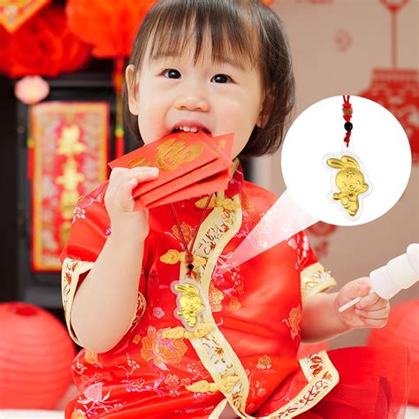 Buy Eshylala 20 Pack Rabbit Pendant with Red Ropes Chinese New Year ...