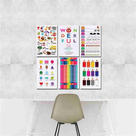 You are WON DER FUL, Square, Rectangle, Kids Educational Posters for ...