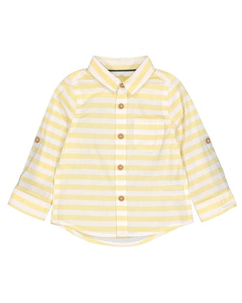 Buy Yellow Striped Shirt Online at Best Price | Mothercare India