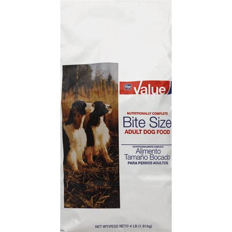 Kroger Dog Food, Bite Size (4 lb) Delivery or Pickup Near Me - Instacart