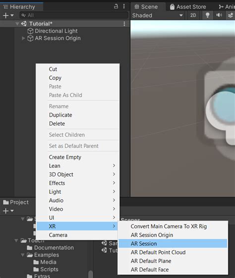 Creating AR in Unity 的图像结果