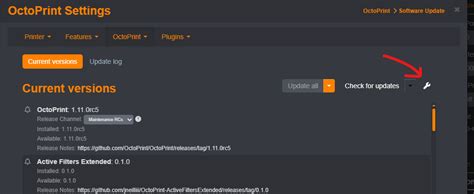 Current Versions - Get Help - OctoPrint Community Forum
