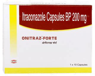 Onitraz Forte Capsule 10: Uses, Side Effects, Price & Substitutes
