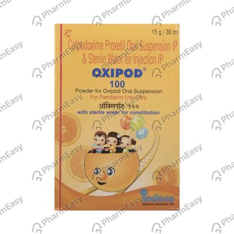 Oxipod 100 MG/5ML Dry Suspension (30): Uses, Side Effects, Price ...