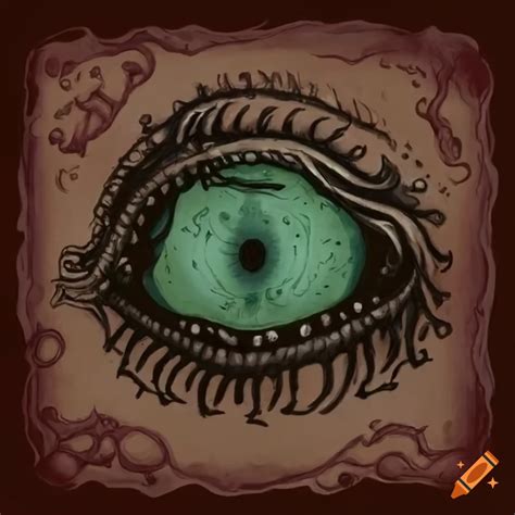 Illustration of the eye of cthulhu