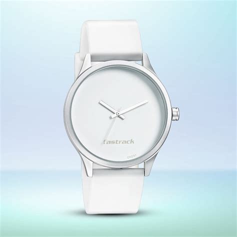 Buy Online Fastrack Topicals Quartz Analog White Dial Silicone Strap ...
