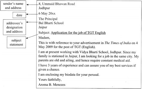Job Application Class 12 Format 的图像结果