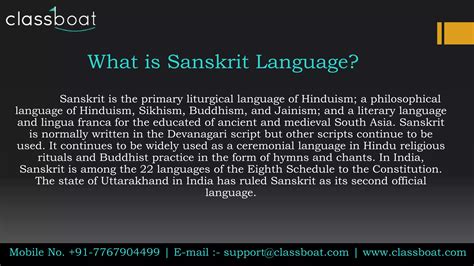 Sanskrit classes in pune | PPTX
