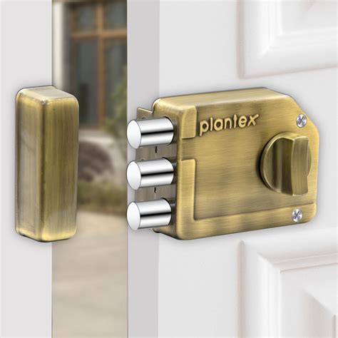 Plantex Tri-Bolt Lock for Main Door/Heavy Duty Door Lock with 4 Keys ...