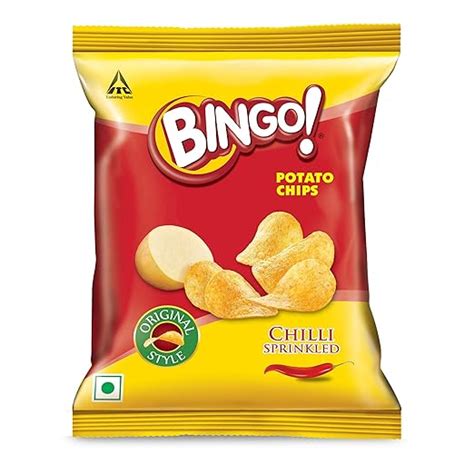 Bingo! Original Style Chilli Sprinkled, Potato Chips, 90g/100g (weight ...