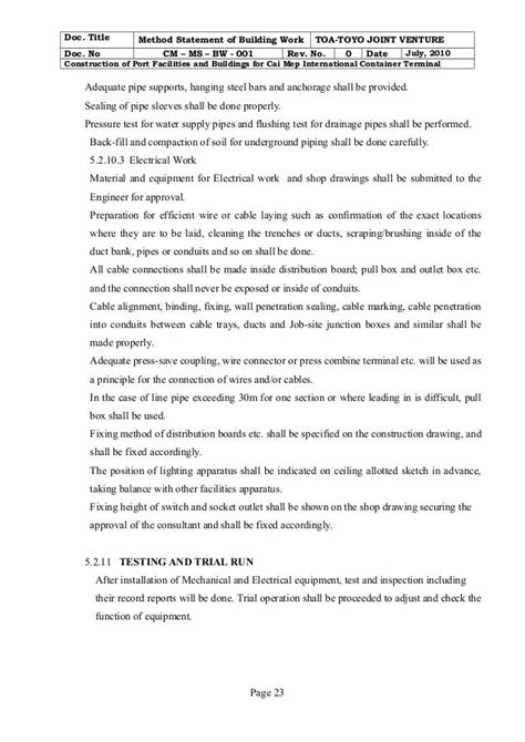 Image result for Method Statement Training