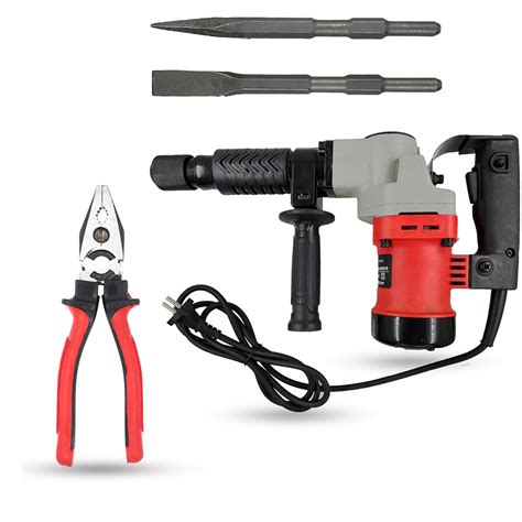 Hillgrove HGCM877M2 17mm Demolition Chisel+Hammer Concrete Breaker ...