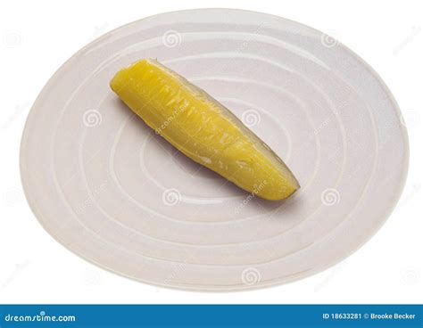 Kosher Dill Pickle Spear stock image. Image of crisp - 18633281