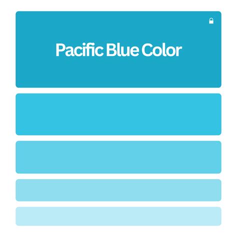 Pacific Blue (#1ca9c9): Color Codes & Palettes