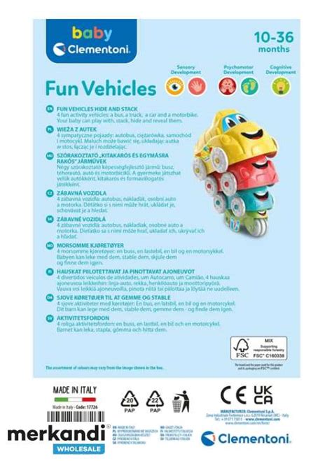 Vehicle Set Tower with Clementoni Cars 17726 - Poland, New - The ...