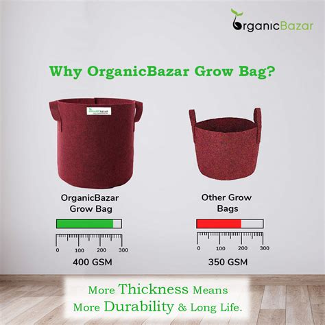 Geo Fabric Grow Bag 15X12 Inch Potato Bags