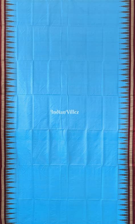 Copper Sulphate Varnamala Odisha Ikat Sambalpuri Silk Saree – IndianVillèz