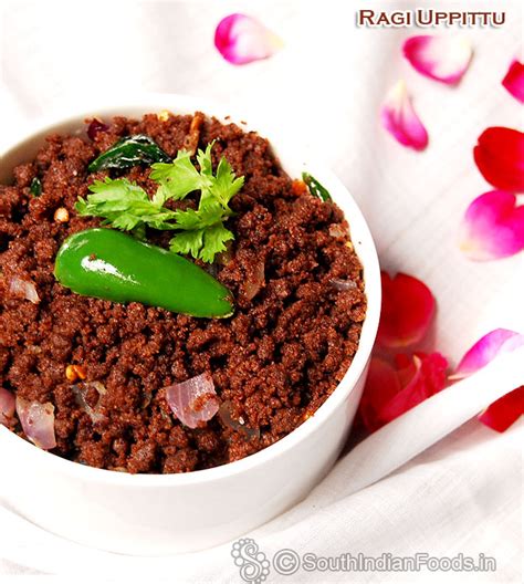 Ragi Uppittu, Ragi Upma, Ragi Uthirimavu