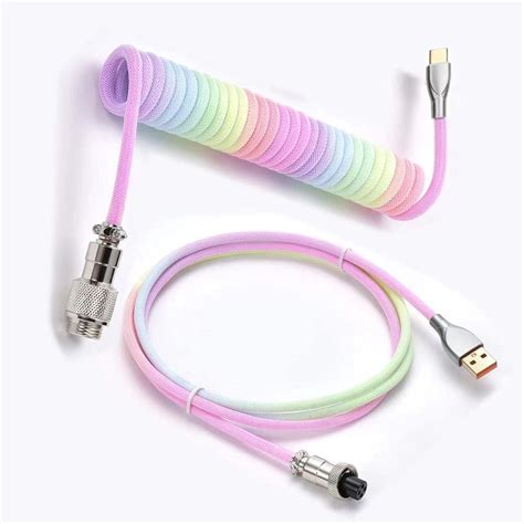 Gaming Keyboard DIY Coiled Keyboard Cable,1.8M Metal India | Ubuy