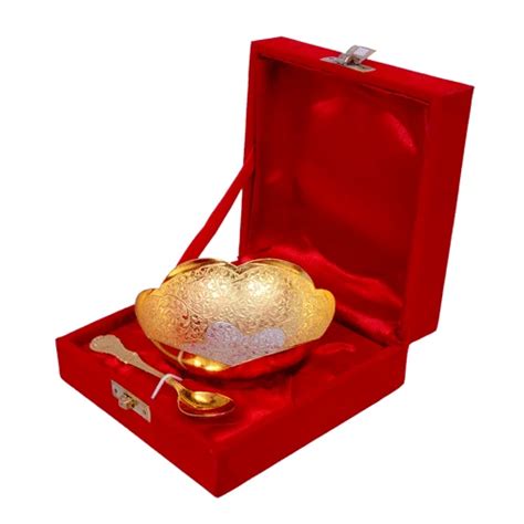 Silver And Gold Plated Brass Products - Silver & Gold Plated Brass Bowl ...