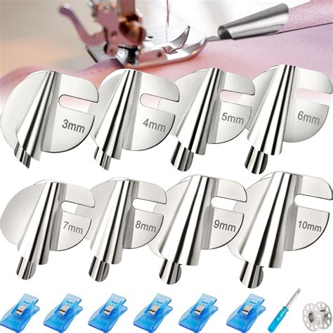 Amazon.com: 2026 Upgraded Universal Sewing Rolled Hemmer Foot Set 8 ...
