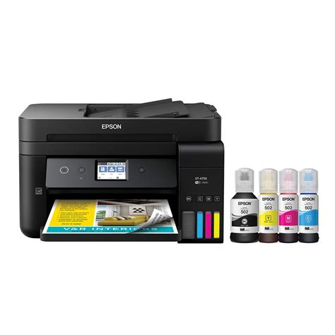 Epsonworkforce Et 4750 Ecotank Wireless Color All In One Supertank ...