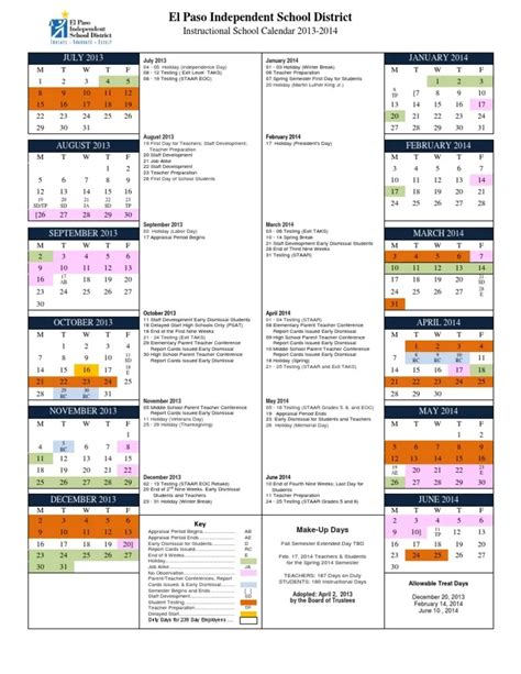 Episd 2024 Calendar