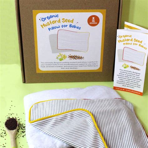 Organic Mustard Seed Pillow for Babies - Made in India Toys | Shumee
