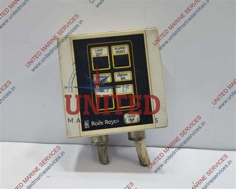 ROLLS ROYCE UN 970 UMAS DMA DEADMAN ALARM PANEL | United Marine Services