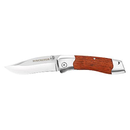 Winchester 3in Shaped Wood Folding Knife — CampSaver