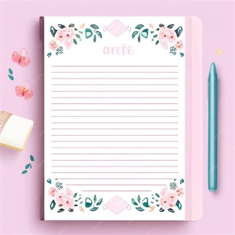 Printable Notebook Sticker Design 的图像结果