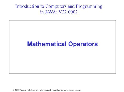 Image result for Mathematical Operators Computer Science