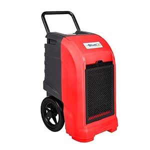 BlueDri BD-76-RED 76-Pint AHAM High Performance Commercial Dehumidifier ...