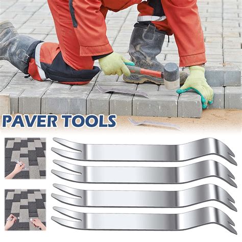 Buy JTWEEN Paver Tool Stainless Steel Paver Extractor Tool,4Pcs Removal ...