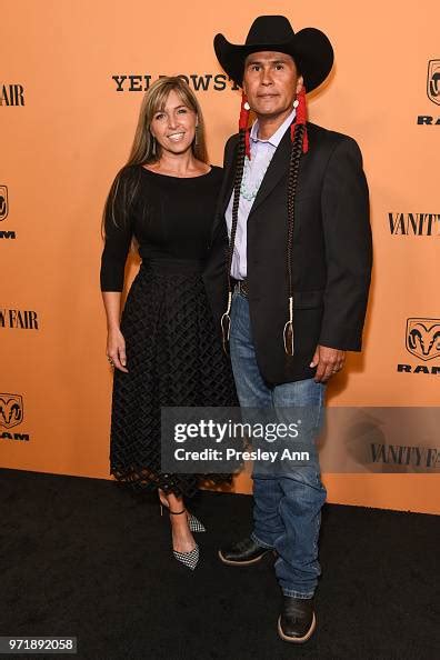 Sara Ann Haney-Brings Plenty and Moses Brings Plenty attend the... News ...