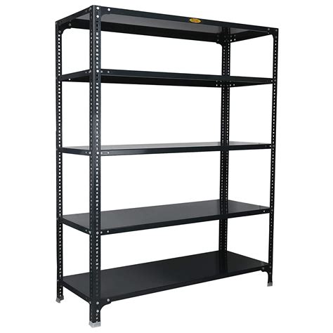 Mil-Nil Prime CRC Sheet 5 Shelf Multipurpose Slotted Angle Rack, 60 x ...