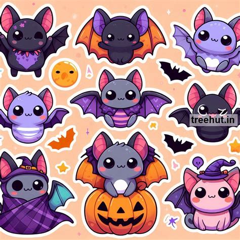 100 Halloween Bats Sticker Craft Ideas for Kids and Adults, Fall Craft ...