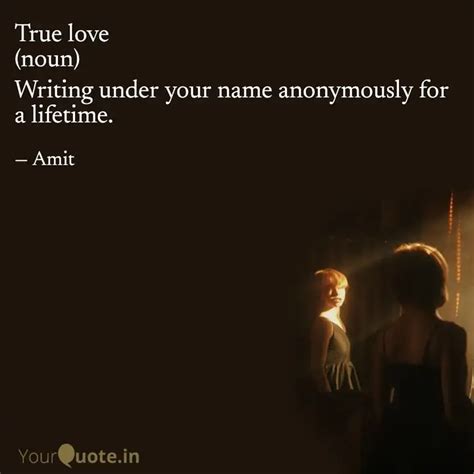 Writing under your name a... | Quotes & Writings by Amit Narayan ...