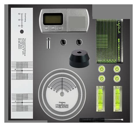 Useful Pickup Calibration 45 RPM Adapter LCD Digital Turntable Stylus ...