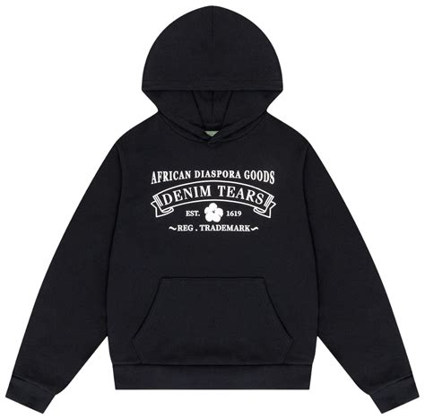 Buy Denim Tears ADG Hoodie 'Black' - 201 010 51 BLAC | GOAT